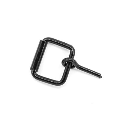 Fibbia per cinturino o tracolla 30 mm nera