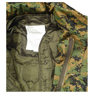 Giacca US M65 con inserto DIGITAL WOODLAND ROTHCO 8590 5