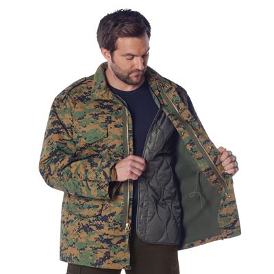 Giacca US M65 con inserto DIGITAL WOODLAND ROTHCO 8590 5