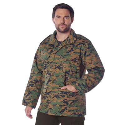 Giacca US M65 con inserto DIGITAL WOODLAND
