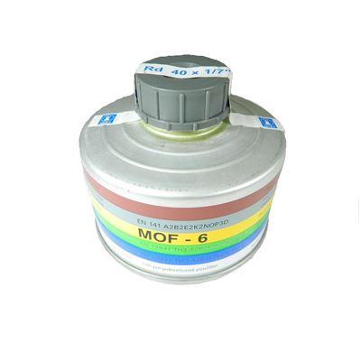 Filtro MOF-6 Rd 40x1/7" per maschera antigas IN METALLO