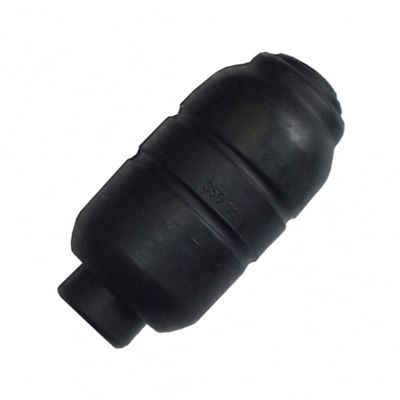 Palla da allenamento in gomma 400 g, nera