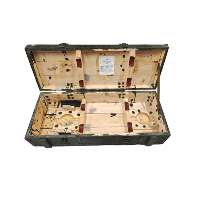 Cassa in legno per 2 racchette OF-120 M usata Esercito ceco 8702-120M 2