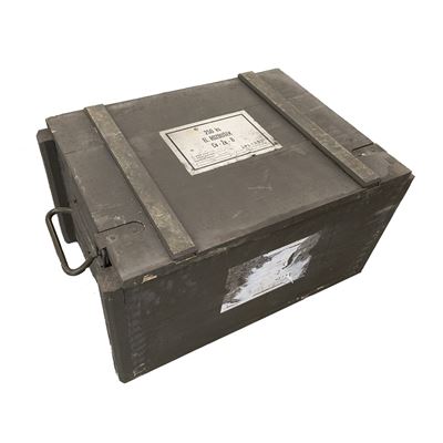 Cassa di legno da detonatori CV-ŽE-B usata