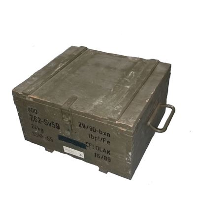 Bedna dřevěná od munice AČR 35 x 31 x 18 cm Esercito ceco 87027927 3