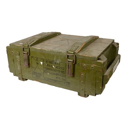 Cassa di legno da munizioni UA usata