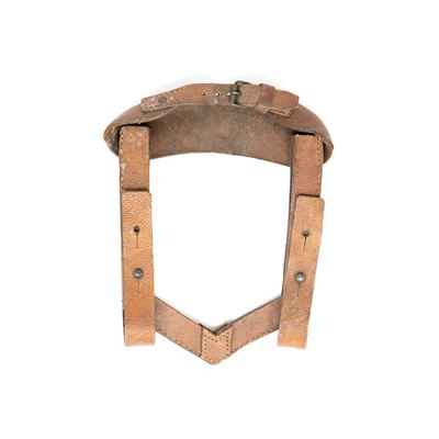 Custodia in pelle per distintivo AČR/ČSLA cucita, usata Esercito ceco 8706271G 2