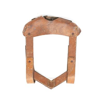 Custodia in pelle per distintivo AČR/ČSLA cucita, usata