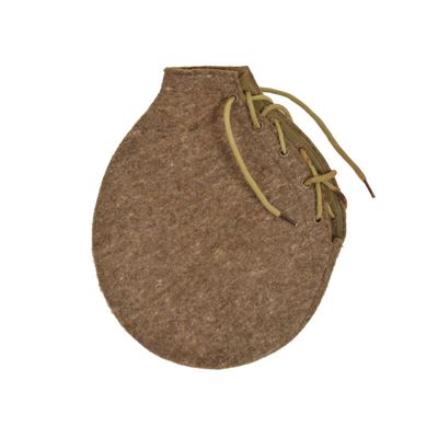 Confezione in feltro con cordino per bottiglia da campo in alluminio ČSLA