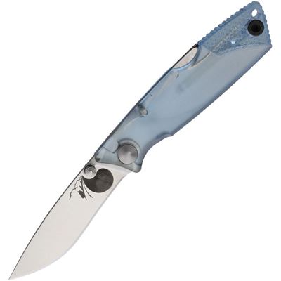 Coltello pieghevole WRAITH Ice Series lama liscia BLU