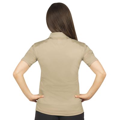 Polo da donna TACTICAL PERFORMANCE manica corta SILVER TAN ROTHCO 88320 6