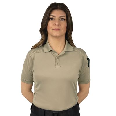 Polo da donna TACTICAL PERFORMANCE manica corta SILVER TAN