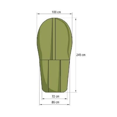 Sacco bivacco COMBAT Gore-Tex® VERT CARINTHIA 89710 3