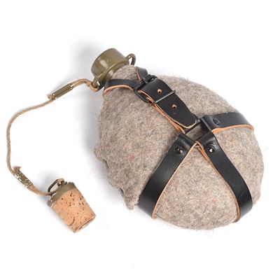 Bottiglia da campo AČR/ČSLA con rivestimento in feltro Tappo KOREK