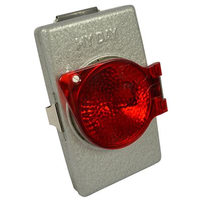 Torcia della polizia MY DAY con copertura rossa COLORE ARGENTO