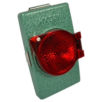 Torcia della polizia MY DAY con copertura rossa VERDE