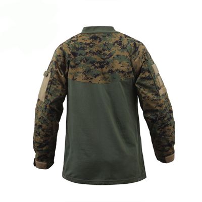 Camicia COMBAT tattica DIGITAL WOODLAND MARPAT ROTHCO 90005 2