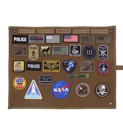 Bacheca scorrevole con patch in velcro