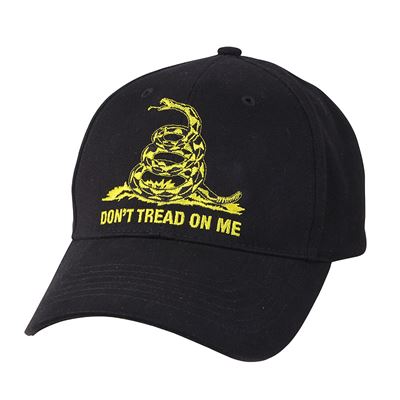 Cappellino da baseball DON'T TREAD ON ME NERO