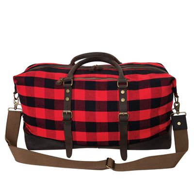 Borsa EXTENDED WEEKENDER da viaggio RED PLAID ROTHCO 9086 2