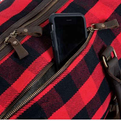 Borsa EXTENDED WEEKENDER da viaggio RED PLAID ROTHCO 9086 6