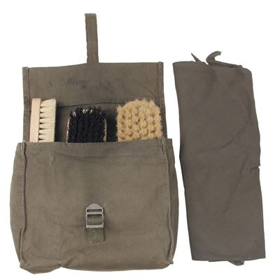 Set di spazzole per la cura delle scarpe BW OLD dell'esercito usate Bundeswehr 9090257 2