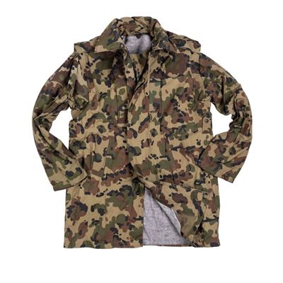 Giacca parka mimetica M94 rumena DALMATIAN CAMO con imbottitura usata