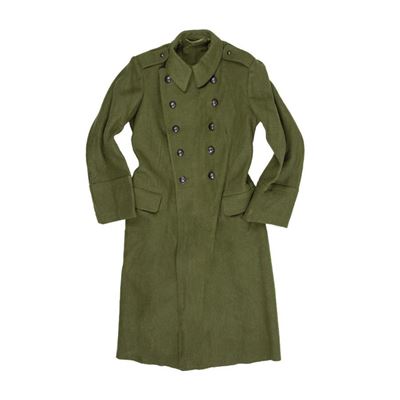 Cappotto di lana rumeno con chiusura a doppio petto usato