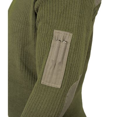 Maglione ITALIANO con scollo a V in lana VERDE Esercito italiano 91035911 2