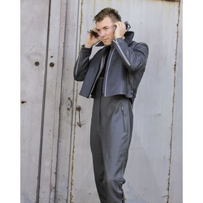 Pantaloni BW U-BOOT in pelle GRIGI usati