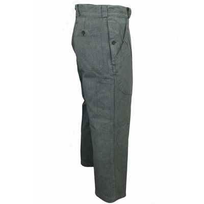 Pantaloni svizzeri DENIM da lavoro GRIGI usati Esercito svizzero 91050200 2