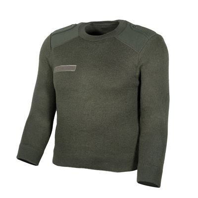 Maglione di lana COMANDO francese VERDE usato