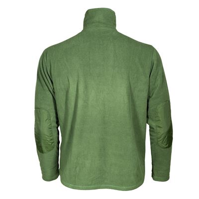 Felpa FLEECE greca con zip a 3/4 VERDE usata Esercito greco 91083600 2