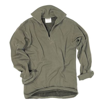 Maglietta funzionale NORGIE imbottita BRITISH con cerniera VERDE usata