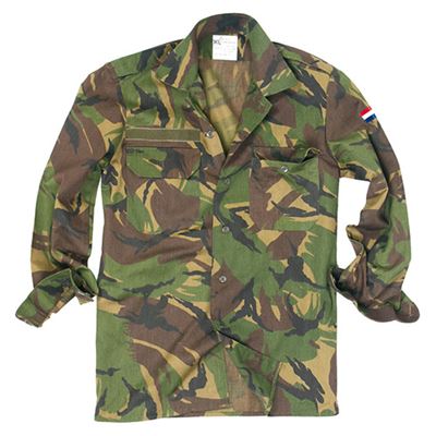 Camicia olandese da campo a maniche lunghe DPM usata