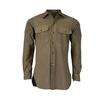 Camicia GRECA da campo VERDE usata