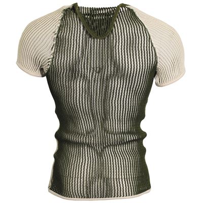 Maglietta DANESE a rete a maniche corte BIANCO-VERDE Esercito danese 91109100 2