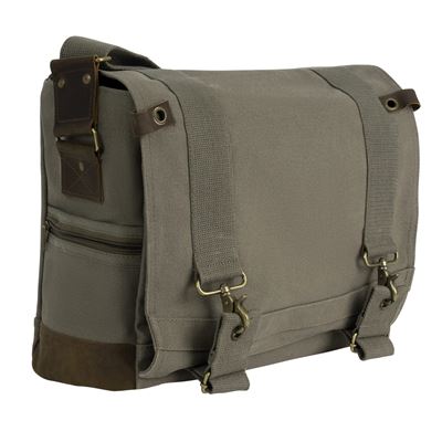 Borsa a tracolla VINTAGE B-15 PILOT MESSENGER VERDE