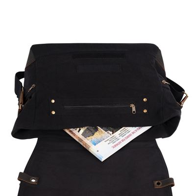 Borsa a tracolla VINTAGE B-15 PILOT MESSENGER NERA ROTHCO 9117 3