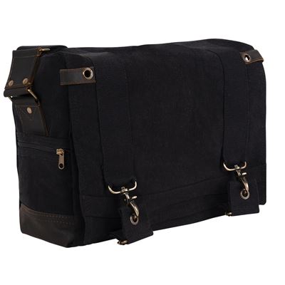 Borsa a tracolla VINTAGE B-15 PILOT MESSENGER NERA