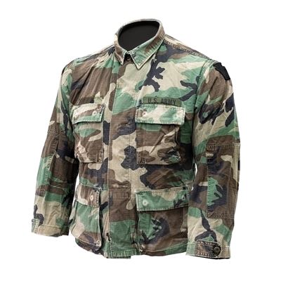 Camicia US tipo BDU WOODLAND rip-stop usata
