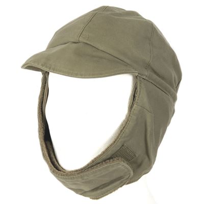 Cappellino invernale BW con visiera VERDE usato Bundeswehr 91210101 2