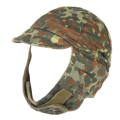 Cappello invernale BW con visiera FLECKTARN usato Bundeswehr 91210121 2
