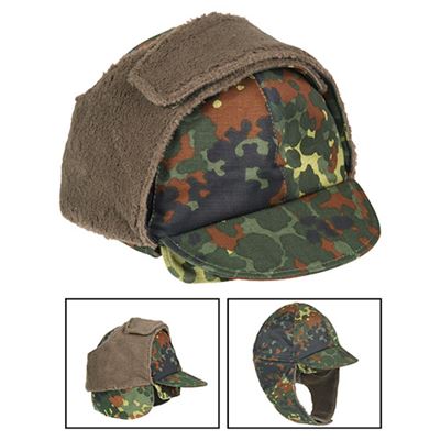 Cappello invernale BW con visiera FLECKTARN usato
