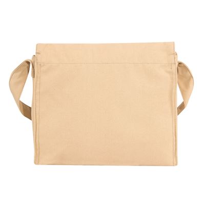 Borsa a tracolla in tela VINTAGE con cinturini in pelle KHAKI ROTHCO 9122 3