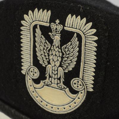 Berretto POLACCO con toppa NERO Esercito polacco 91240370 2