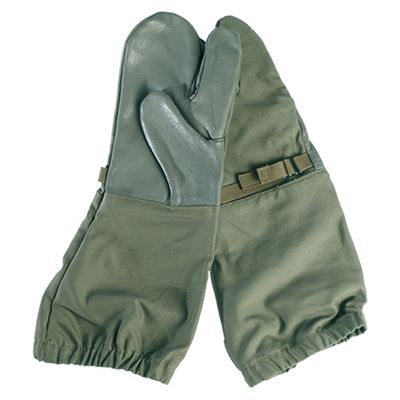 Guanti BW da lavoro a 3 dita VERDI usati