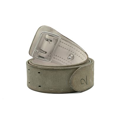 Cintura FRANCESE in pelle BIANCA usata