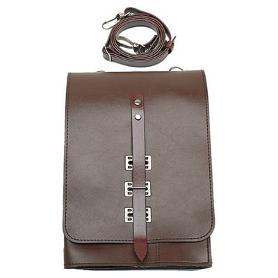 Borsa per mappe NVA in similpelle MARRONE usata