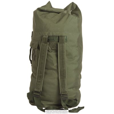 Borsa da viaggio US NYLON con due cinghie VERDE usata Esercito americano 91380500 2